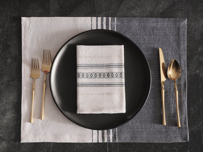 La Base – Charcoal Handwoven Placemat